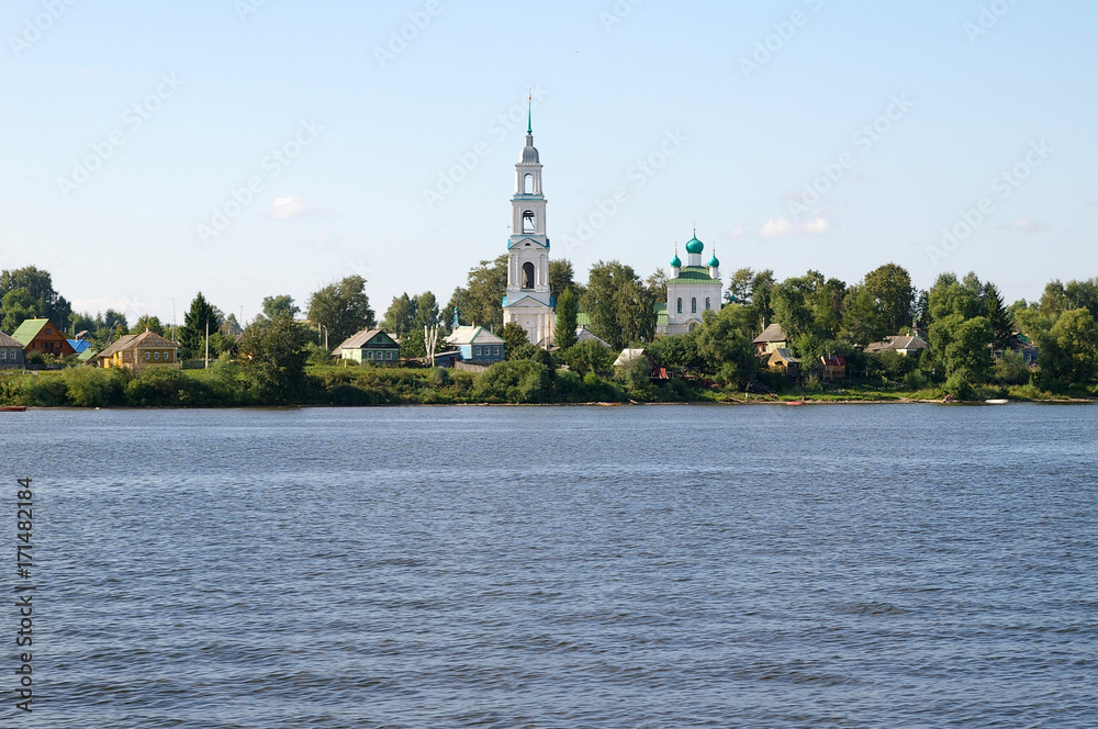 The Church of the Smolensk icon of the Mother of God, village of Dievo Hillfort, Nekrasovsky district,Yaroslavl region, Russian Federation