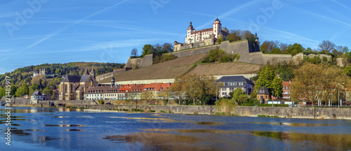 View of Marienberg Fortress, Wurzburg, Germany