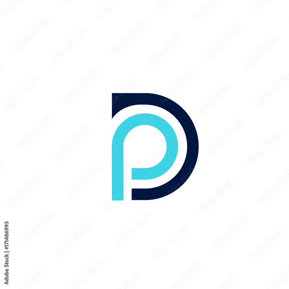 Letter PD logo Letter PD logo