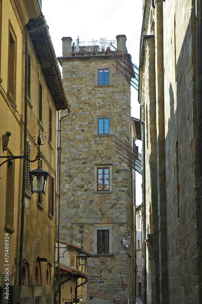Le strade e le torri di Arezzo - Toscana