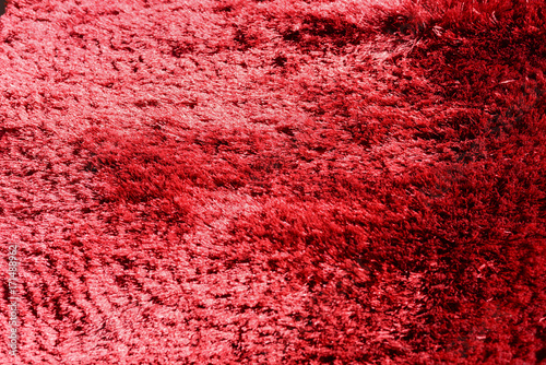 Carpet close up textured abstract copy space background. Detailed abstraction
