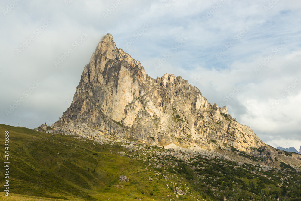 Passo Giau in Dolomites, South tirol, Italy