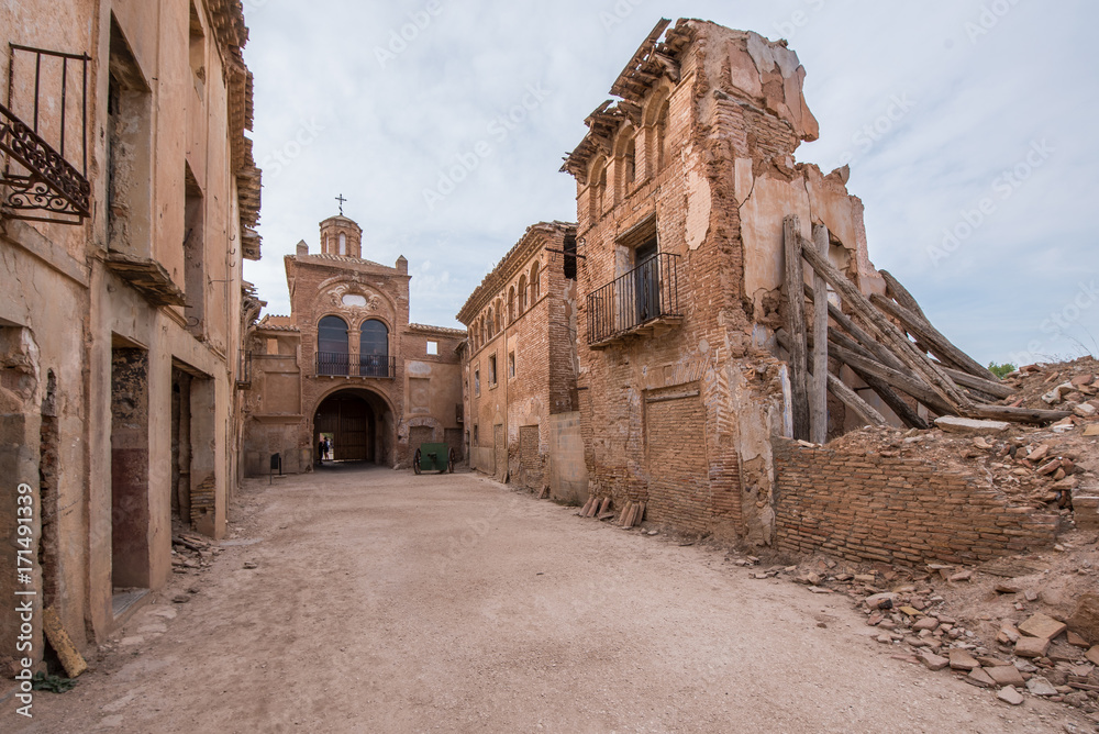 Belchite is a municipality of the province of Saragossa, Spain. It is known for having been a scene of one of the symbolic battles of the Spanish Civil war, Belchite's battle.  