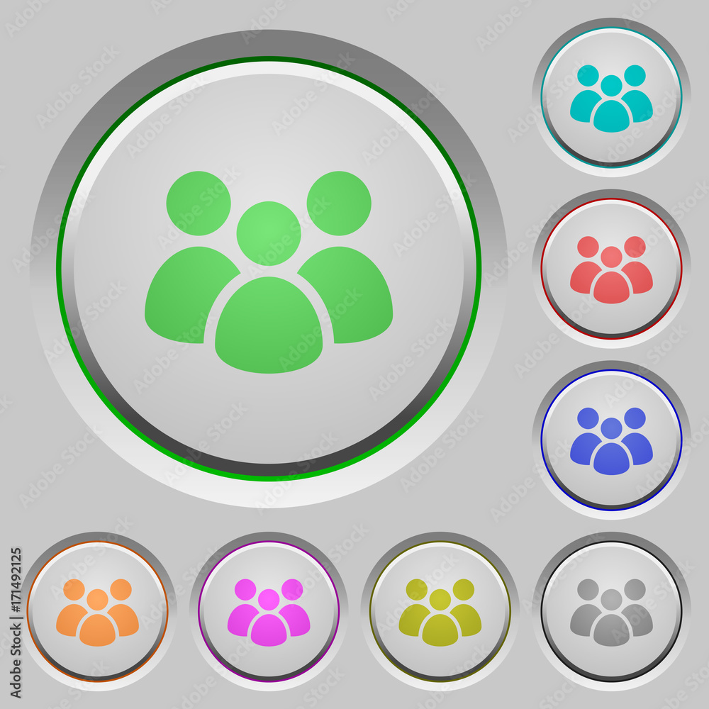 Team push buttons Team push buttons