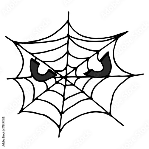 Hand Drawn Halloween Set. Web.