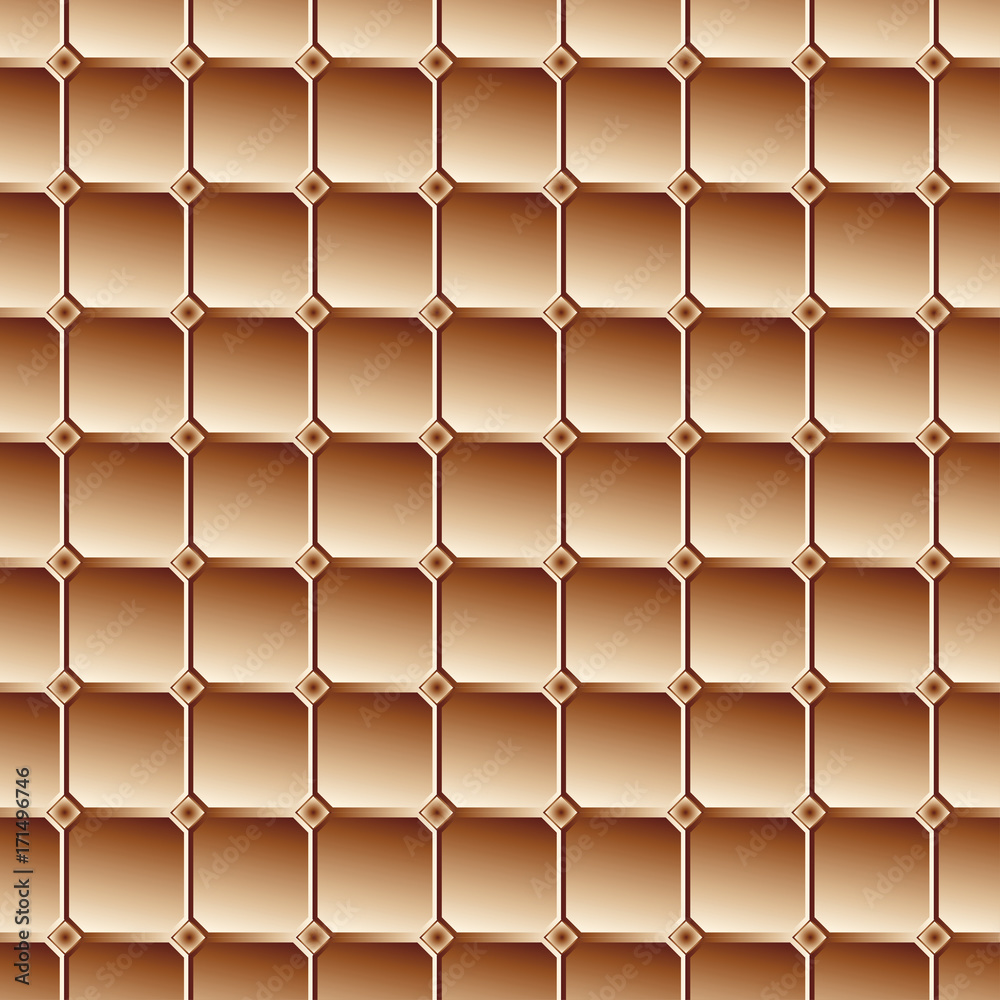 abstract geometric pattern imitating ceramic floor tiles