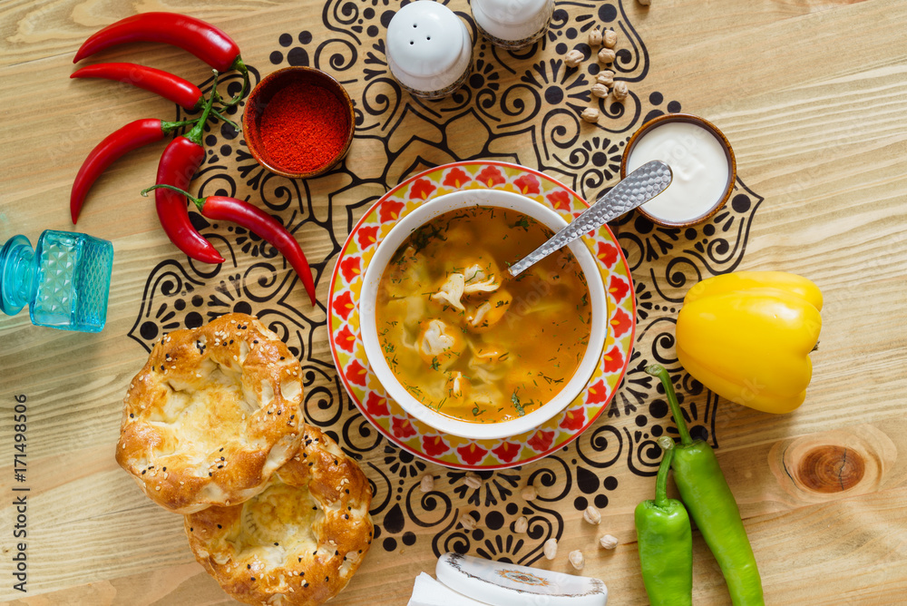 asian soup Stock Photo | Adobe Stock