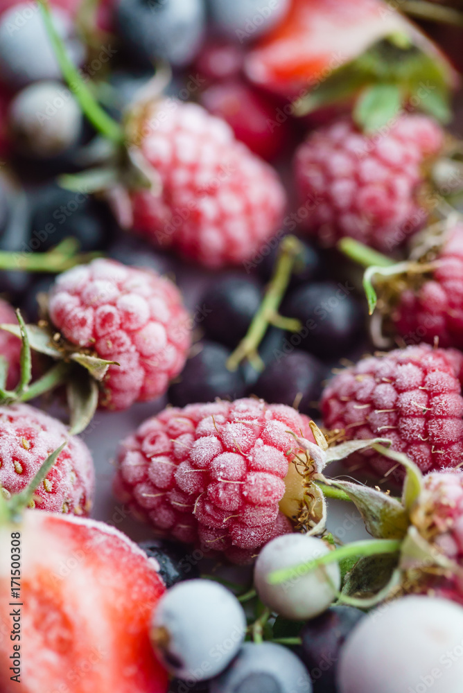 frozen berries frozen berries