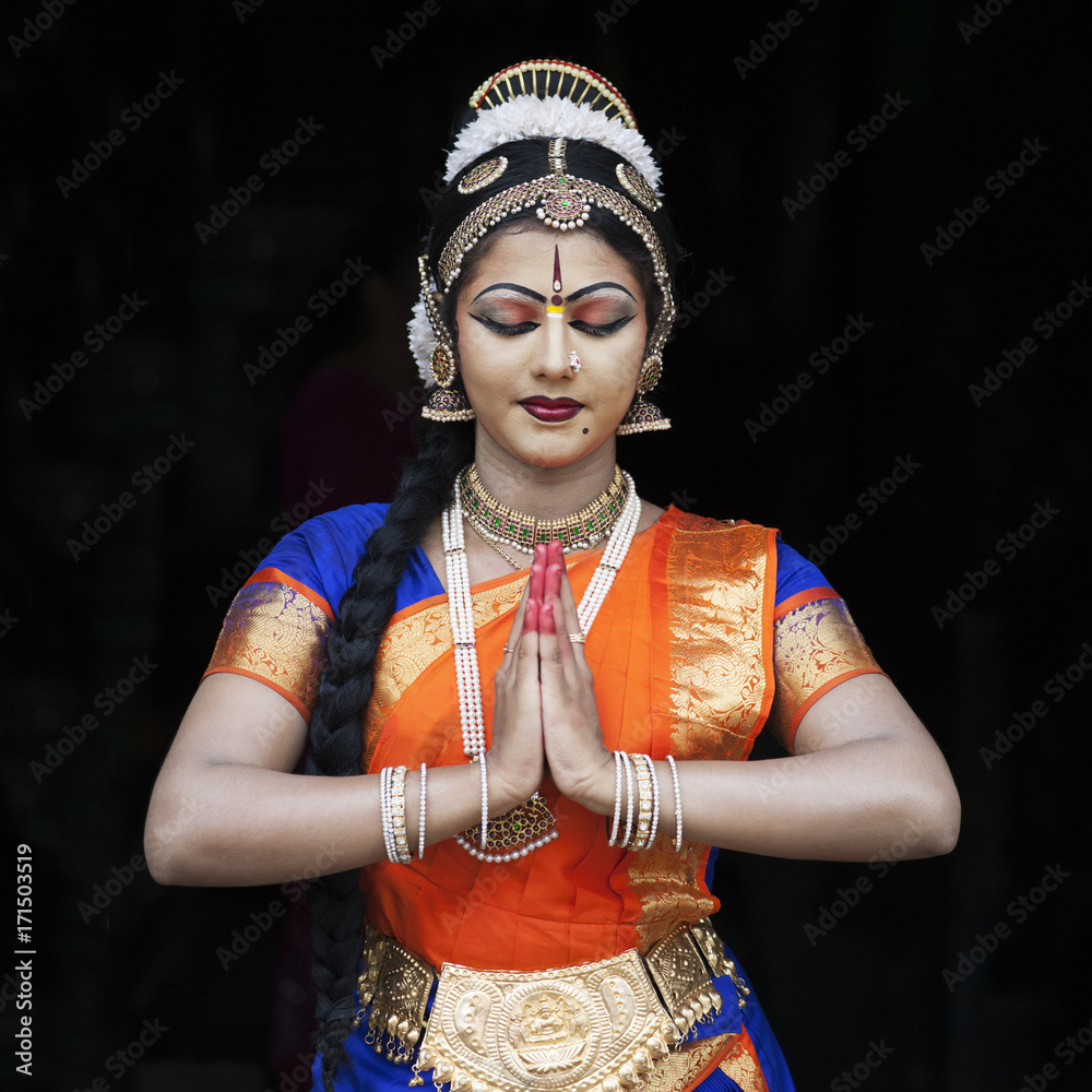 Female Kuchipudi Dancer. Kerala. India. Stock Photo | Adobe Stock