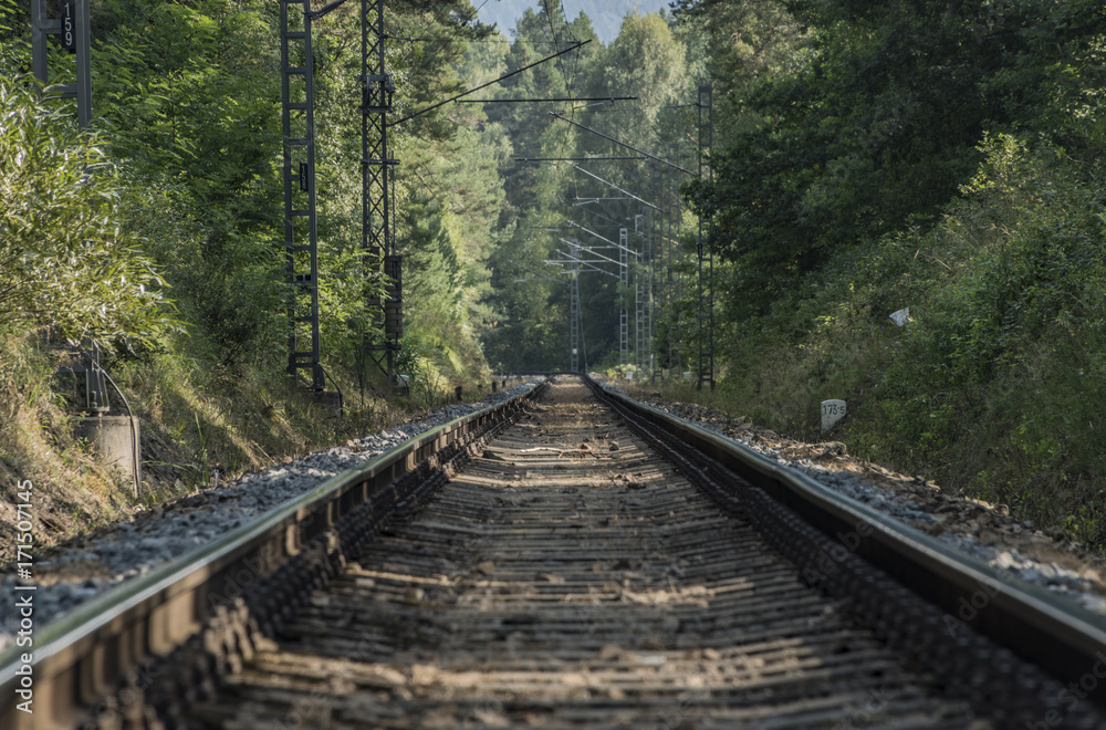 Railroad track near Vysne village