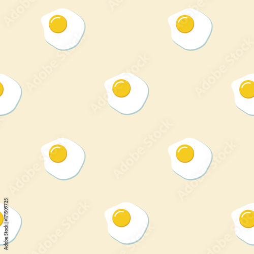 Seamless food pattern vector