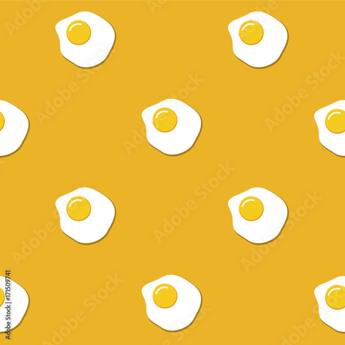 Seamless food pattern vector