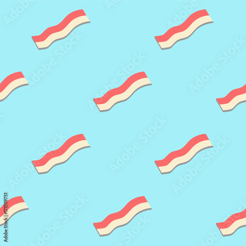 Seamless food pattern vector