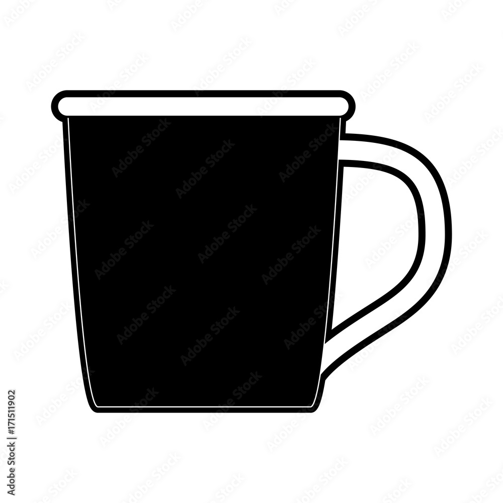cup or mug icon image vector illustration design black and white cup or mug icon image vector illustration design black and white
