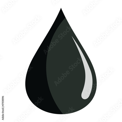 Oil drop icon vector illustration for design and web isolated on white