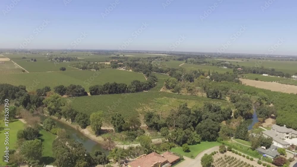Aerial view of California Winery
Aerial view of California Winery