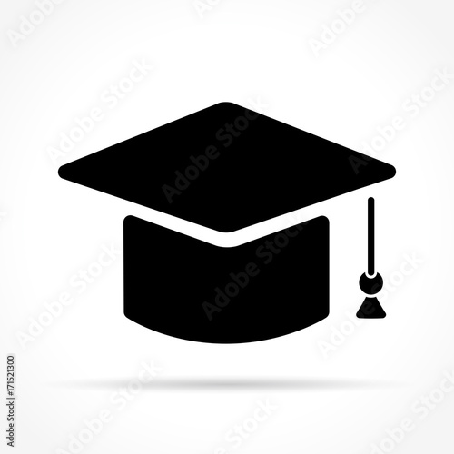 graduation concept icon on white background