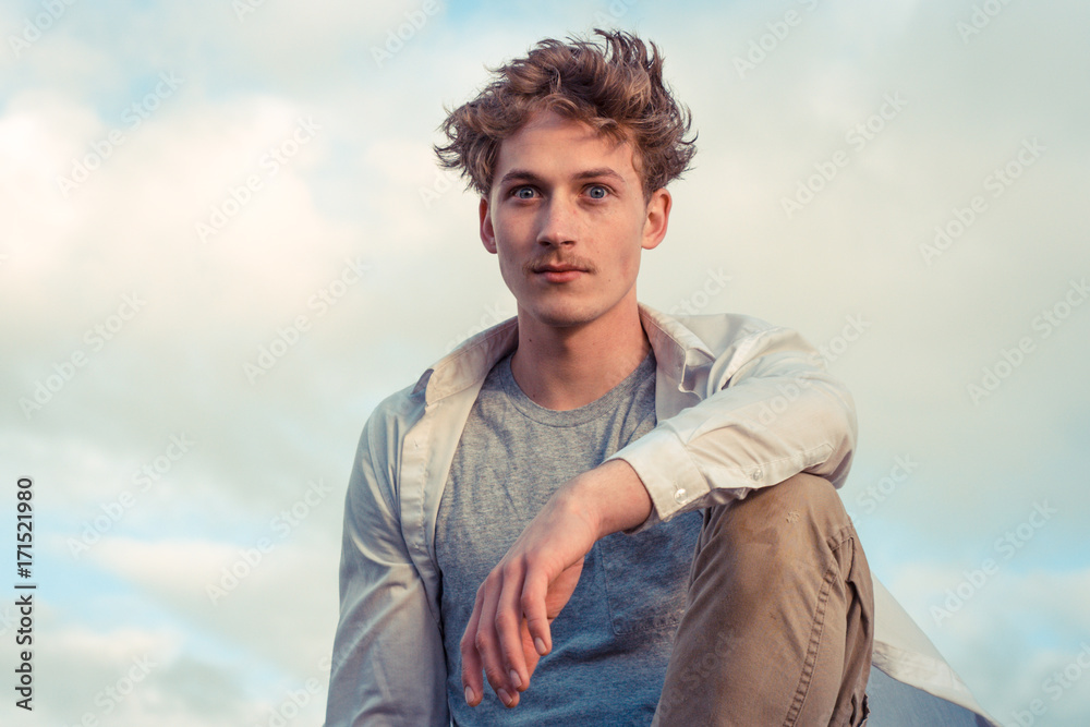 Portrait of a young and handsome healthy male
Portrait of a young and handsome healthy male