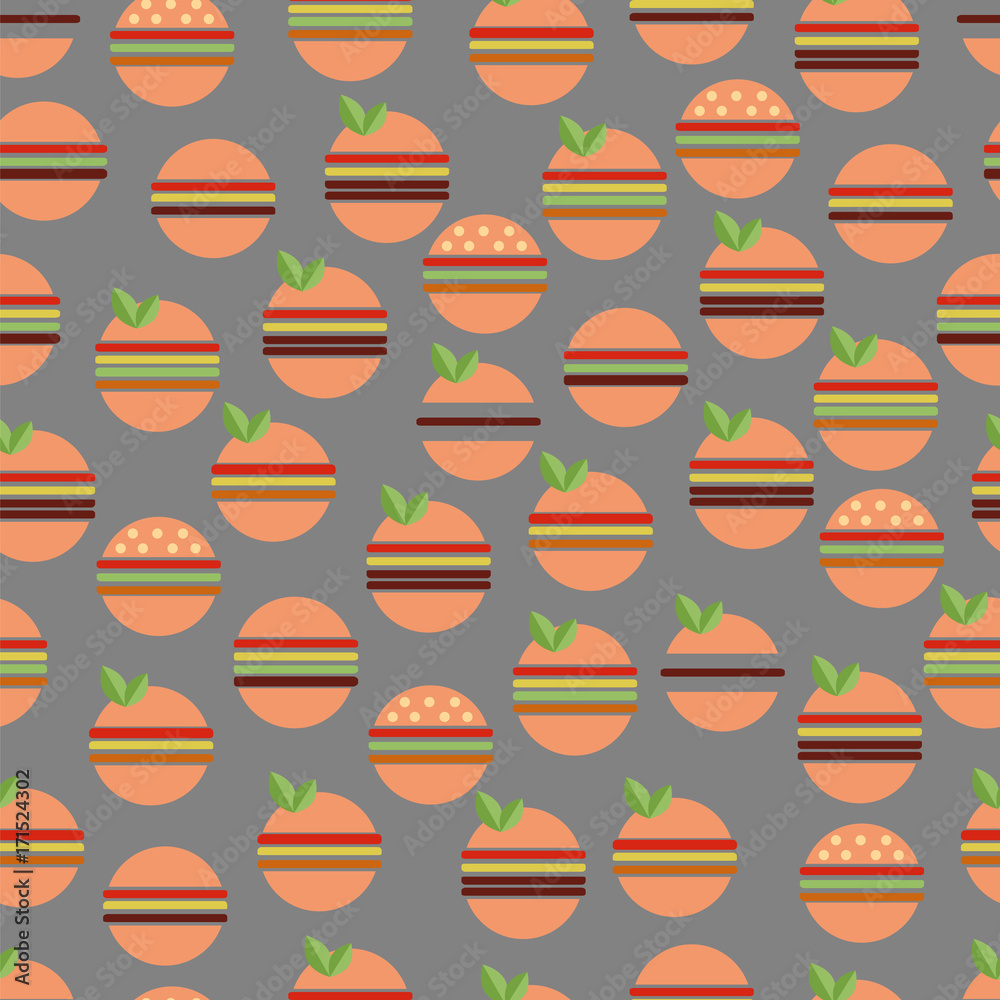 hamburgers.seamless pattern hamburgers.seamless pattern