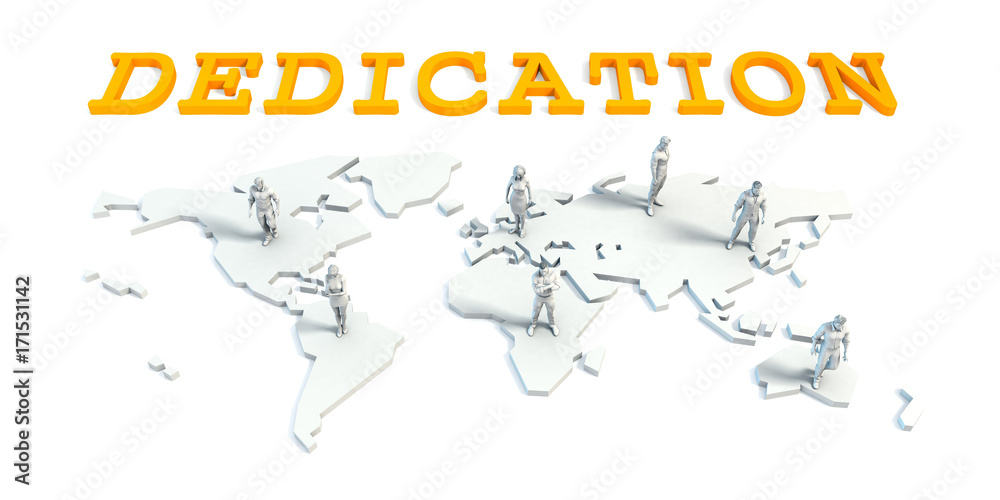 Obraz premium Dedication Concept with Business Team