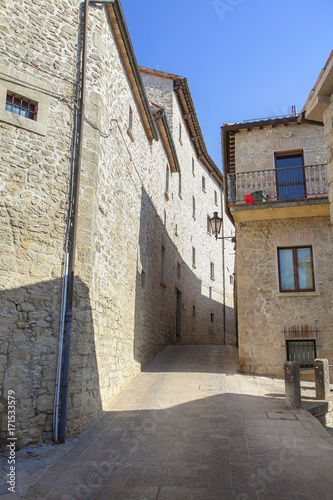 italian narrow street