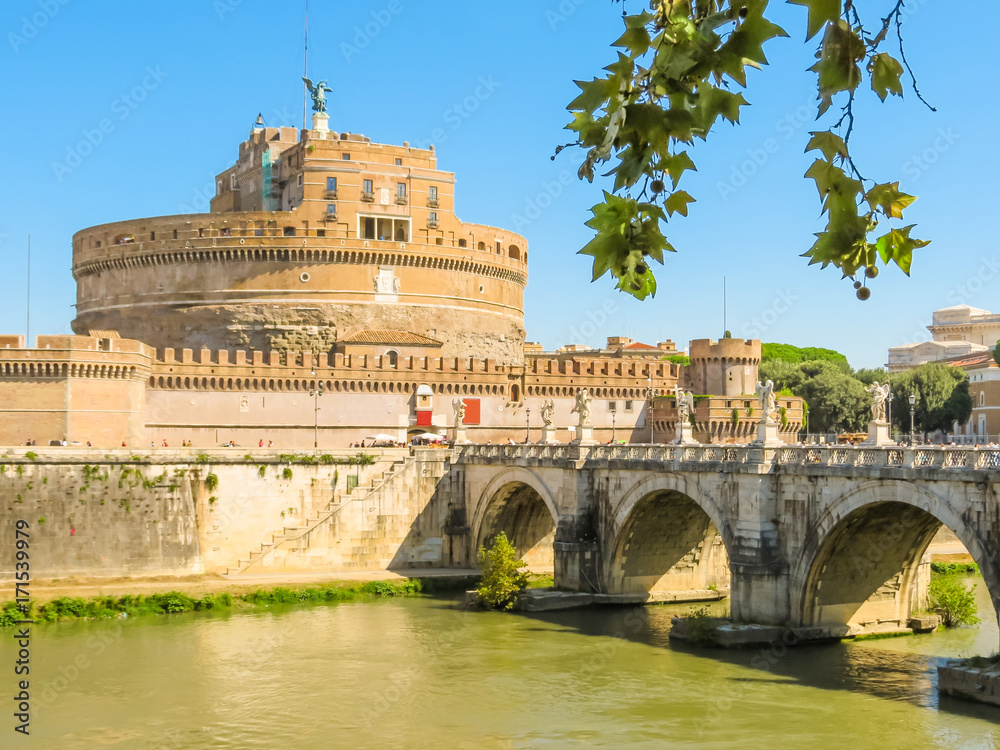 Castel Sant Angelo or Castle of the Holy Angel, Rome, Italy