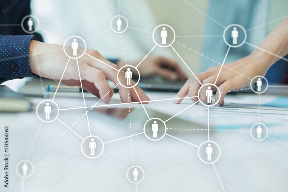 Human resource management, HR, recruitment, leadership and teambuilding. Business and technology concept. Human resource management, HR, recruitment, leadership and teambuilding. Business and technology concept.