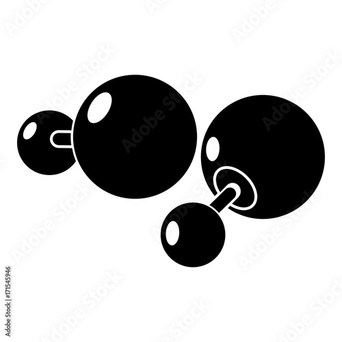 Fashion earrings icon , simple style