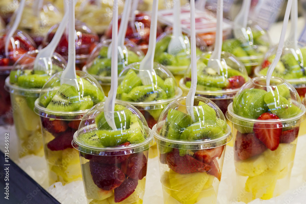 Cups of fruit Cups of fruit