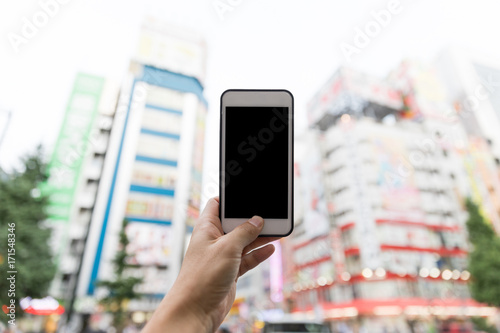 smart phone in akihabara