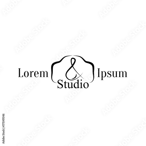 photostudio logo. vector image