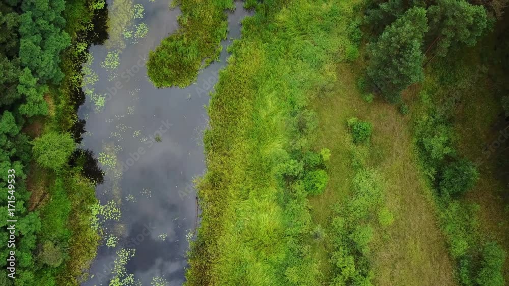 Polska stara rzeka dron