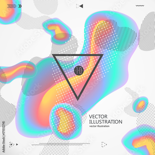 Abstract graphic design, vector illustration.