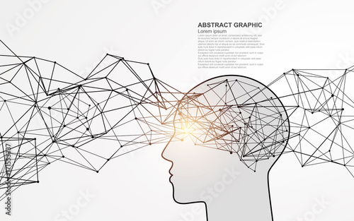 Abstract brain graphic design, internet connection.