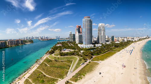 South Beach Miami Aerial View, Florida USA © aiisha