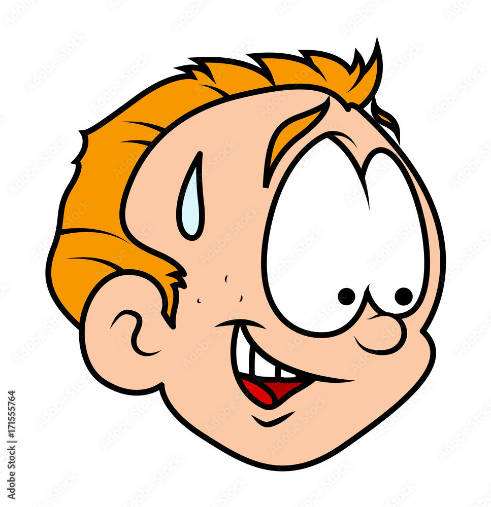 Happy Shocked Boy Face Expression Happy Shocked Boy Face Expression