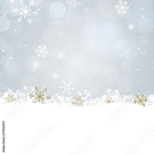winter background with snow