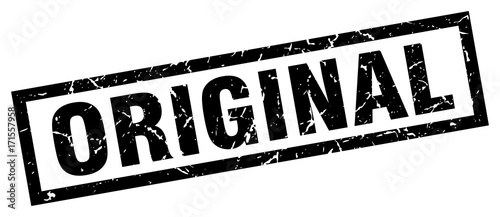 square grunge black original stamp