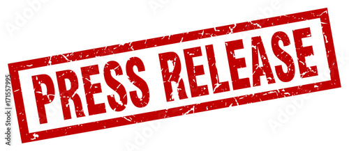 square grunge red press release stamp