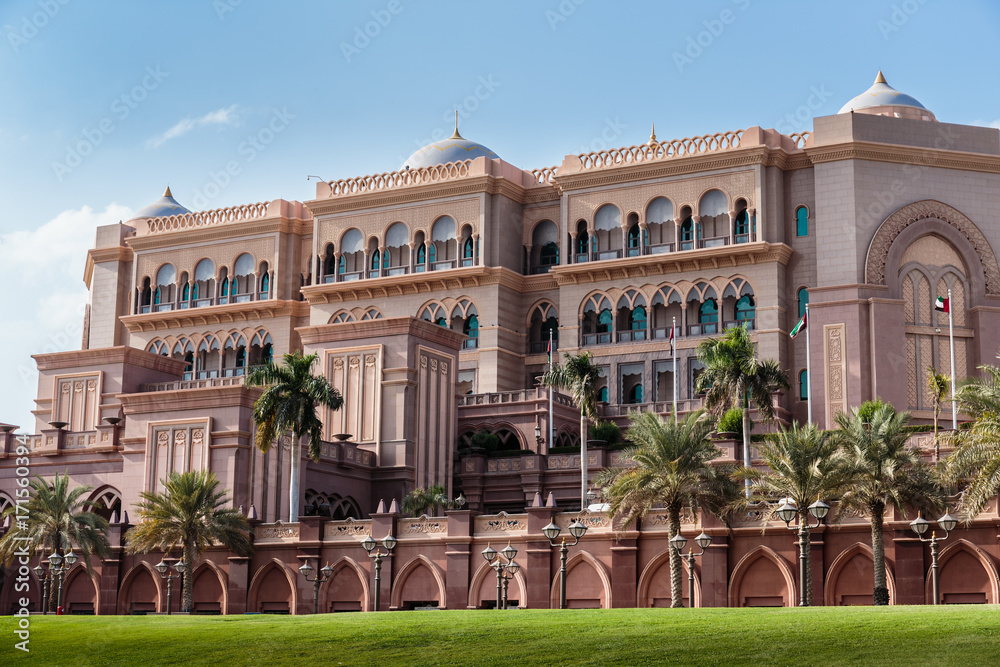 Emirates Palace in Abu Dhabi