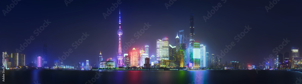 Obraz premium Shanghai skyline cityscape