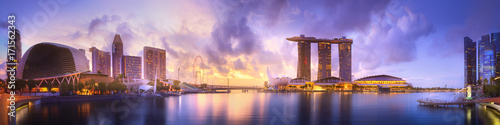 Photography Singapore skyline background