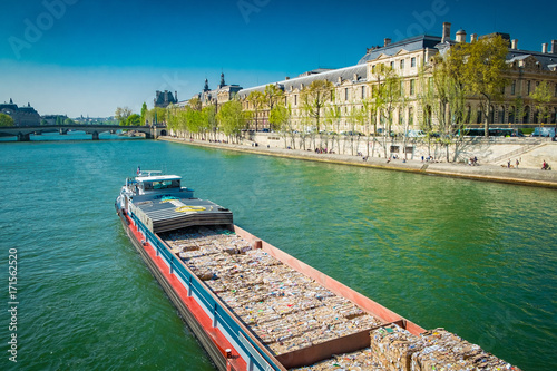 Barge on the Seine