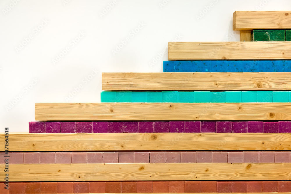 row of soap wall bathroom design line of soap blocks bars of soap background Stock Photo | Adobe ...