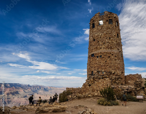 Hopi watch tower at Grand Canyon, south rim, Arizona