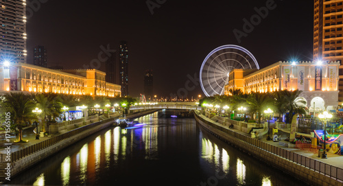 Eye of the Emirates - ferris wheel in Al Qasba in Shajah, UAE