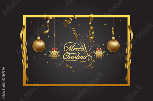 Merry Christmas and happy new year background