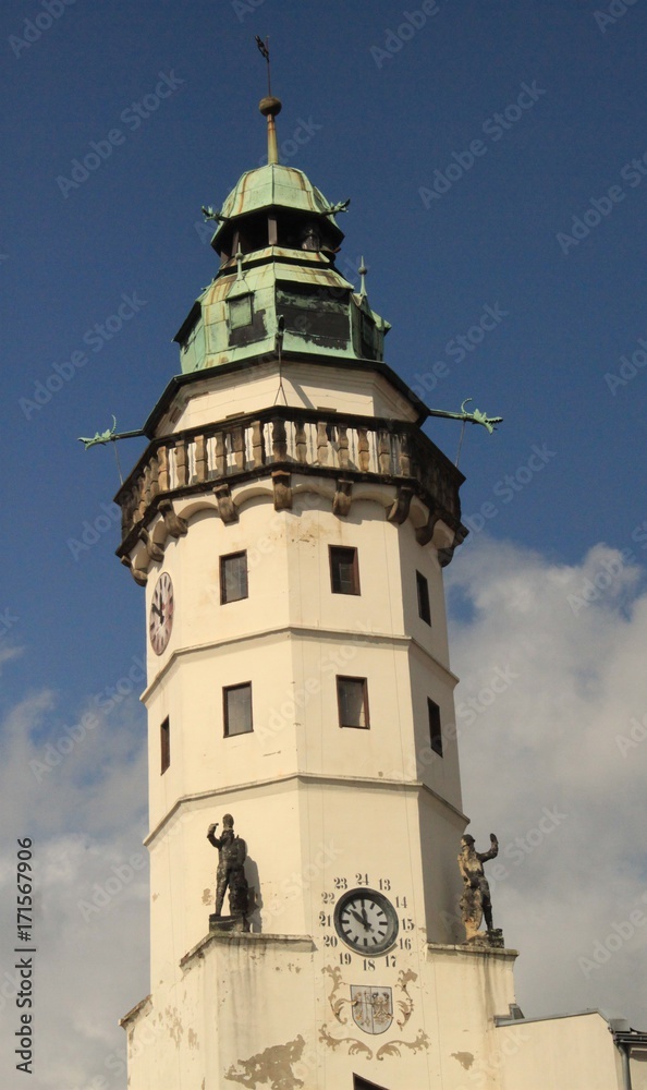 Markanter Turm des ehemaligen Neustädter Rathauses in Salzwedel