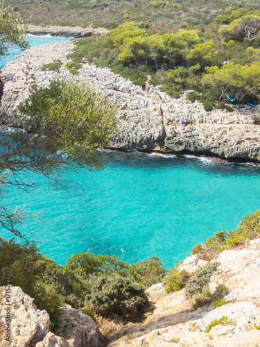 Beautiful seascape, rocky cosat in Majorca island, Mediterranean Sea. © Tommaso Lizzul