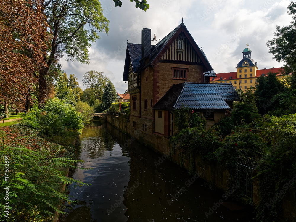 Fototapeta premium Zeitz, Moritzburg, Altstadt, Burgenlandkreis, Sachsen-Anhalt, Deutschland